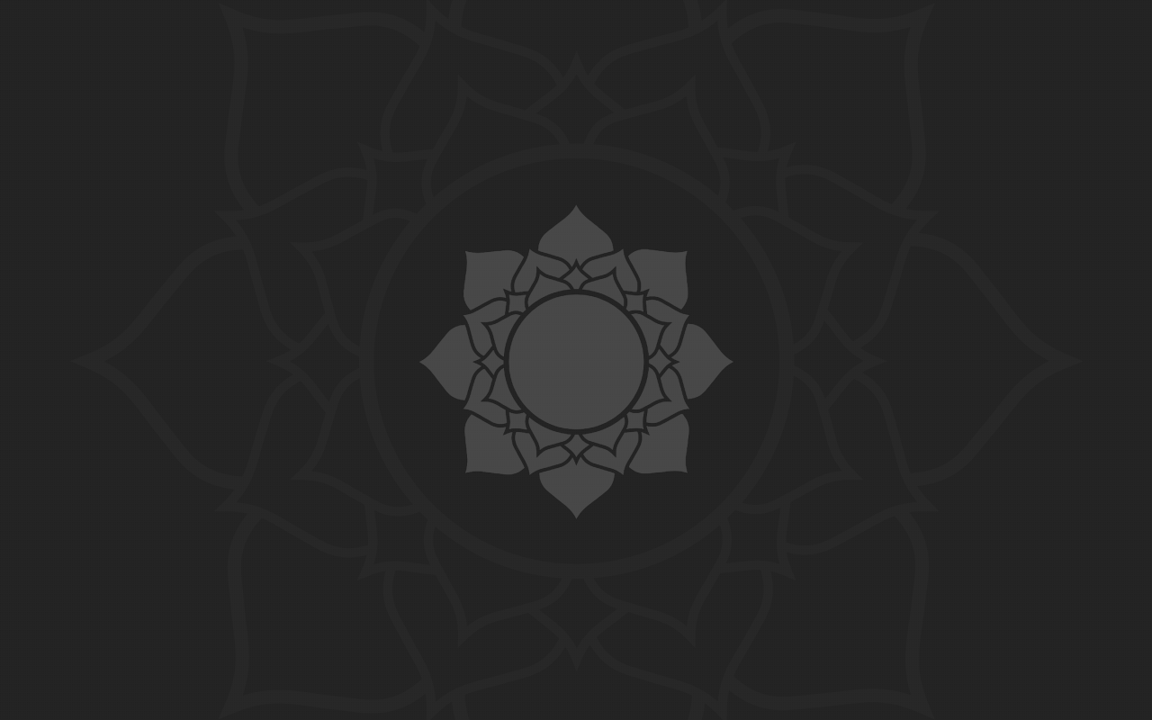 Цветок лотоса, темно серый фон