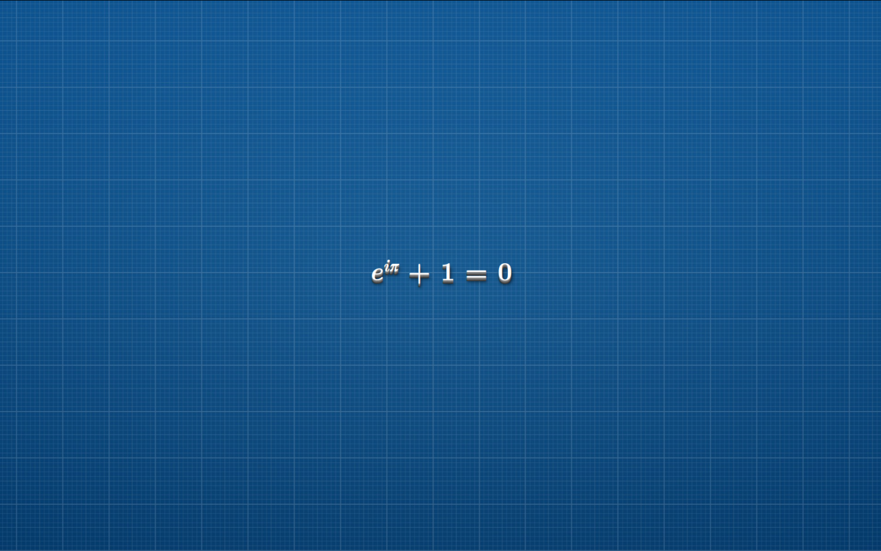 Математическая формула на клетчатом голубом фоне