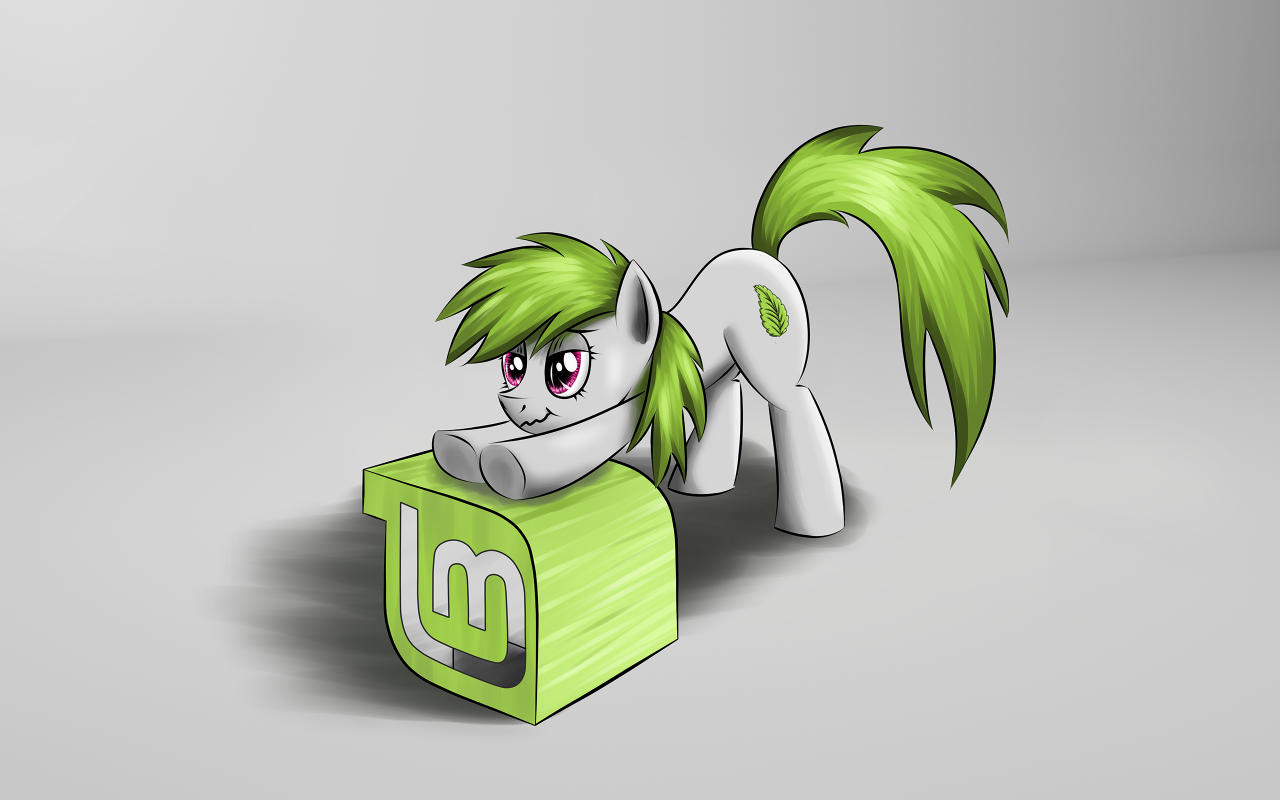 Пони на логотипе Linux Mint