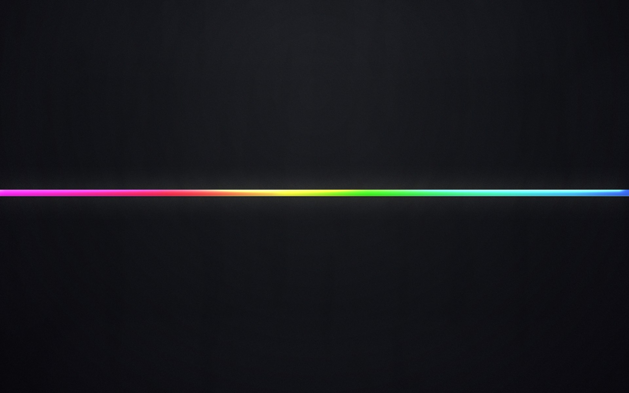 Радужная полоса на черном фоне
