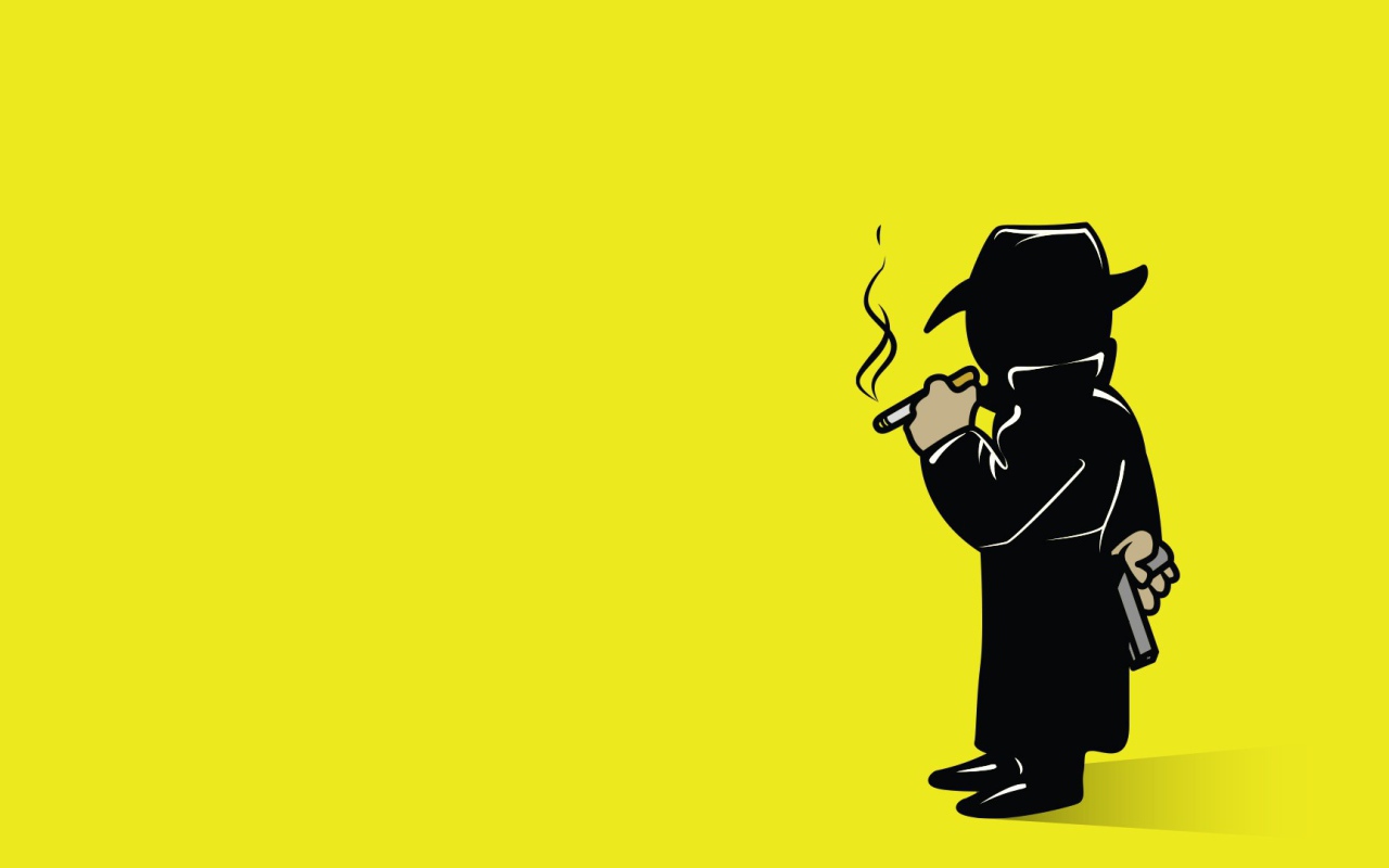 Силуэт на желтом фоне, игра Fallout 4