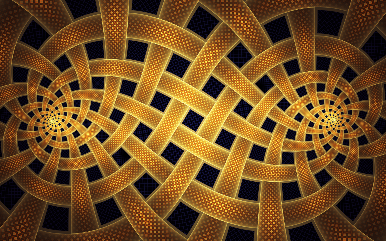 Спирали и фракталы, фон