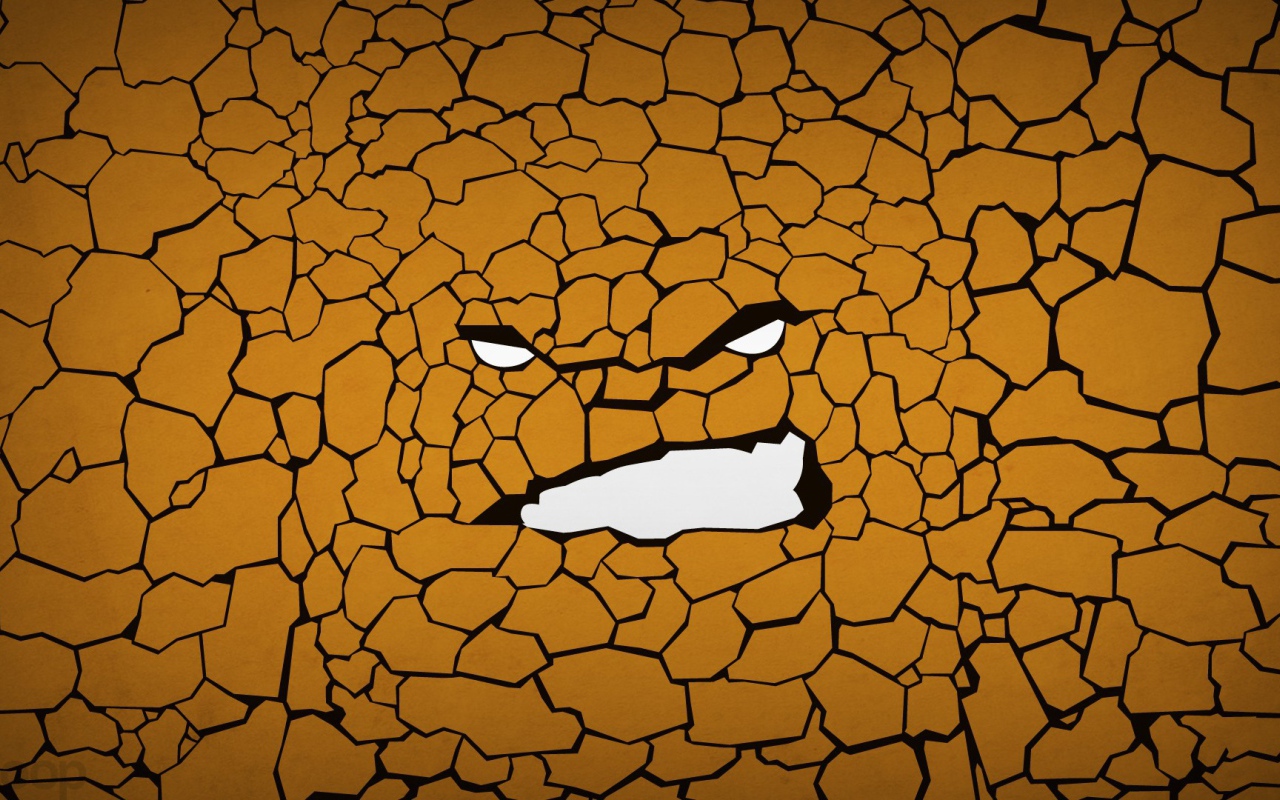 Каменный человек, фон