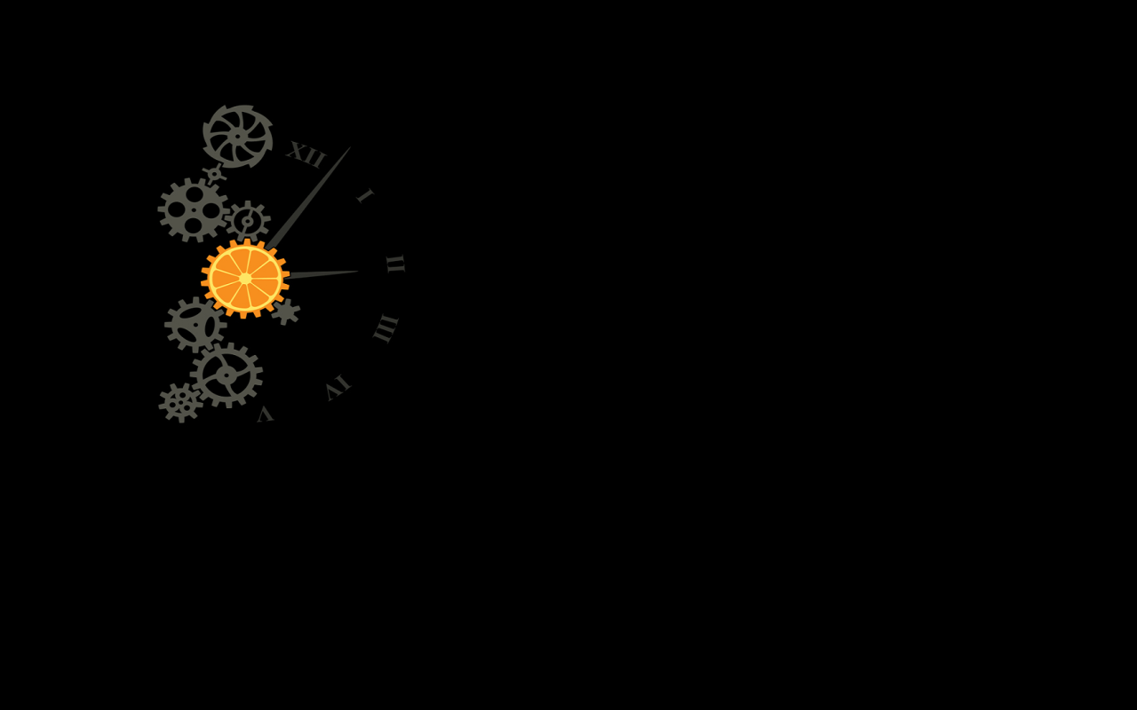 Циферблат с апельсиновой шестеренкой