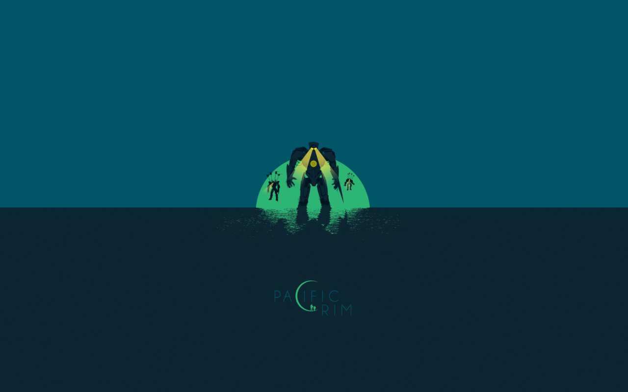 Фильм Тихоокеанский рубеж, синий фон