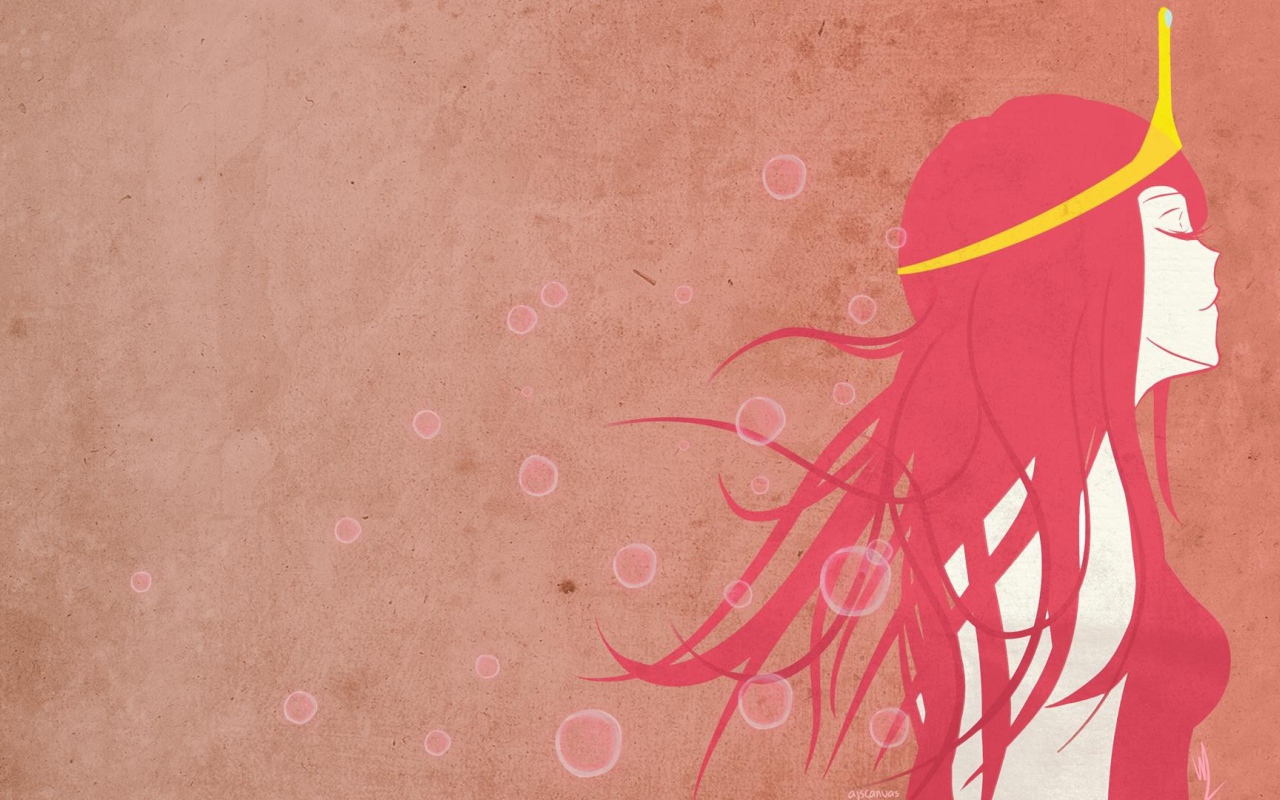 Девушка в короне, розовый фон