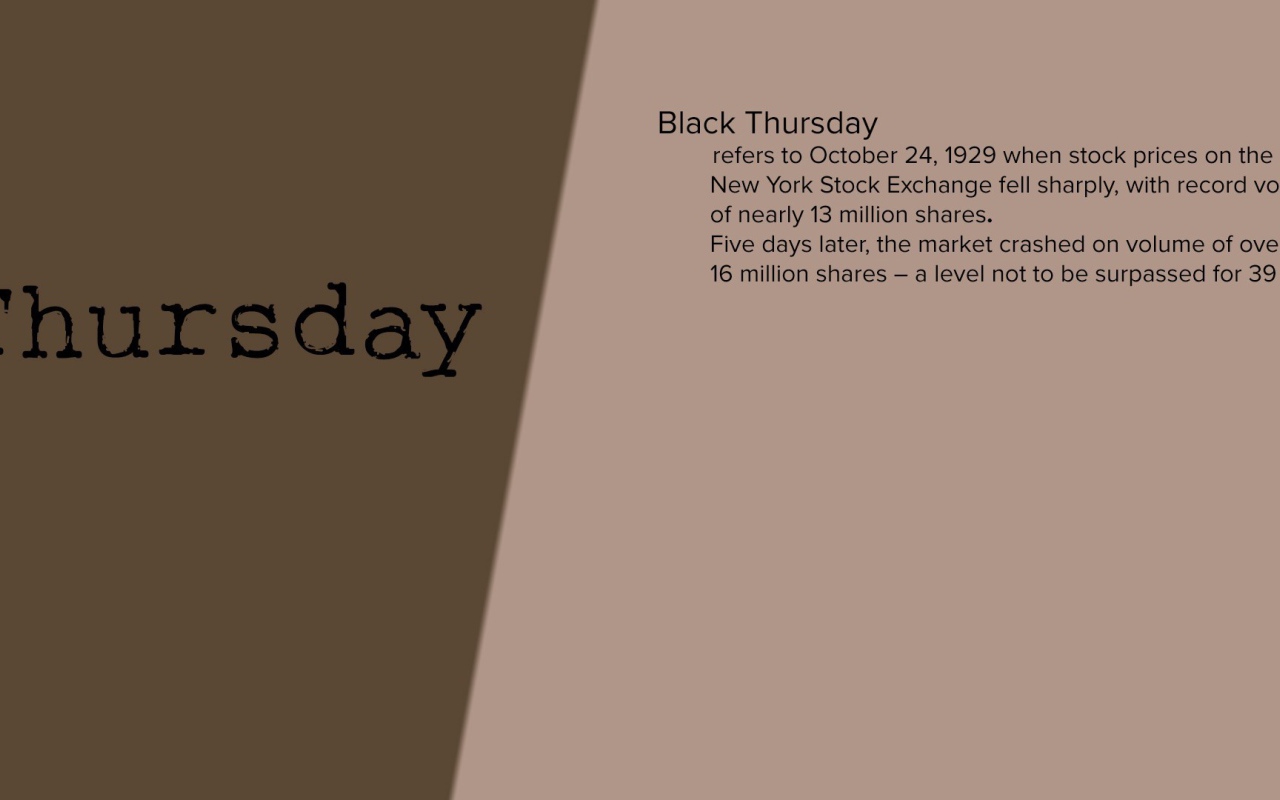 Описание четверга на английском языке