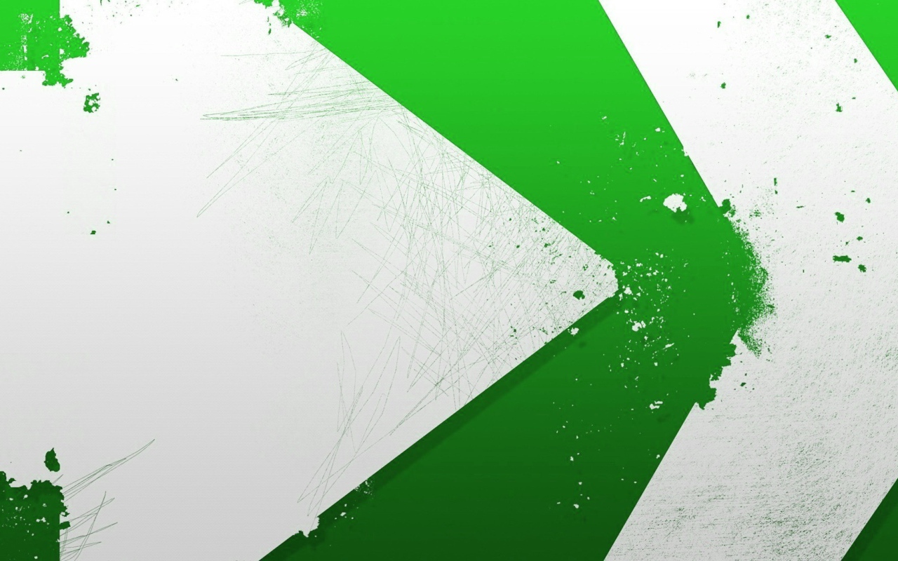 Белая стрела, зеленый фон