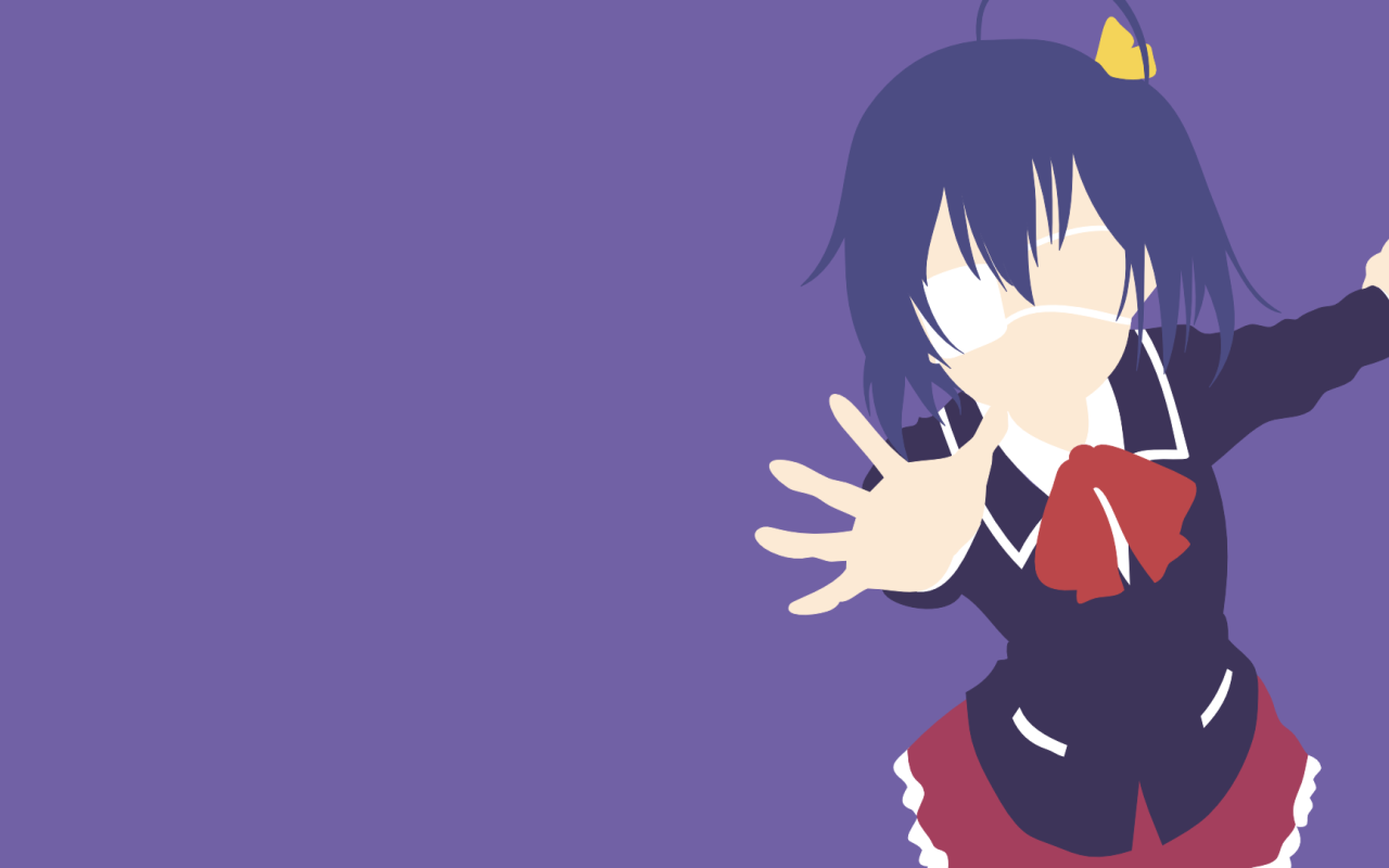 Мир аниме, сиреневый фон