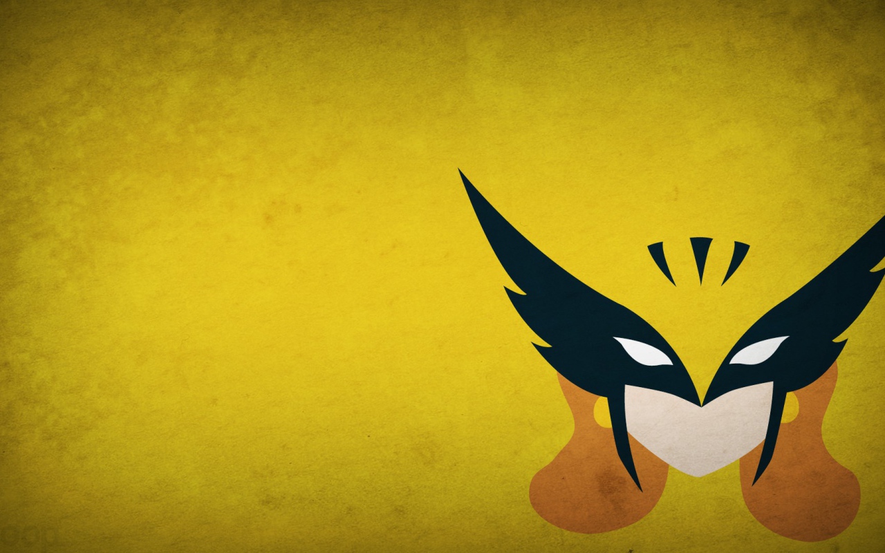 Желтый фон, Hawkgirl комикс Марвел