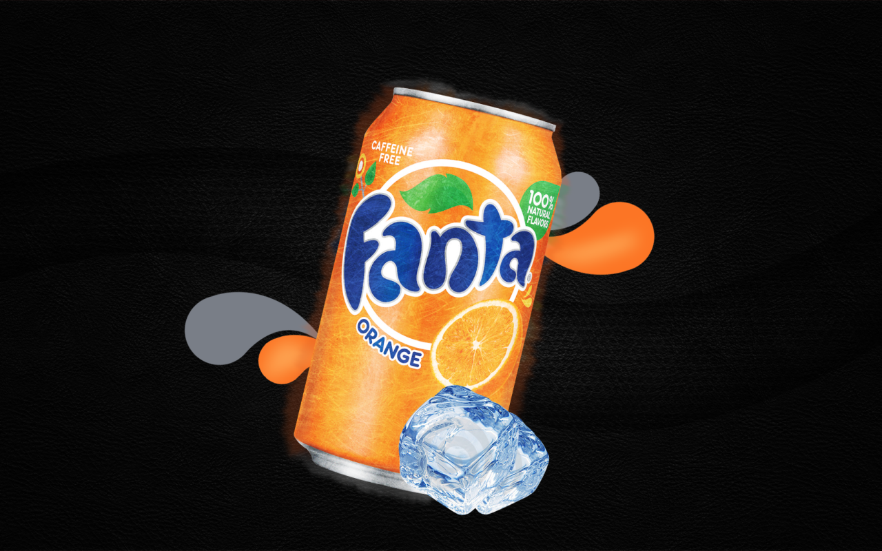 Банка холодной Фанты