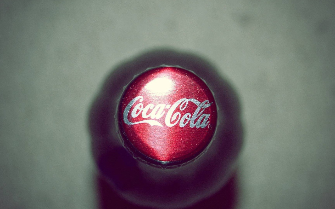 Крышка бутылки с Кока-Колой