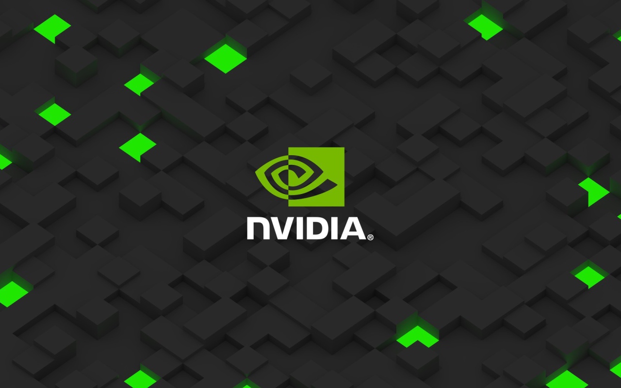Логотип Nvidia в 3-Д