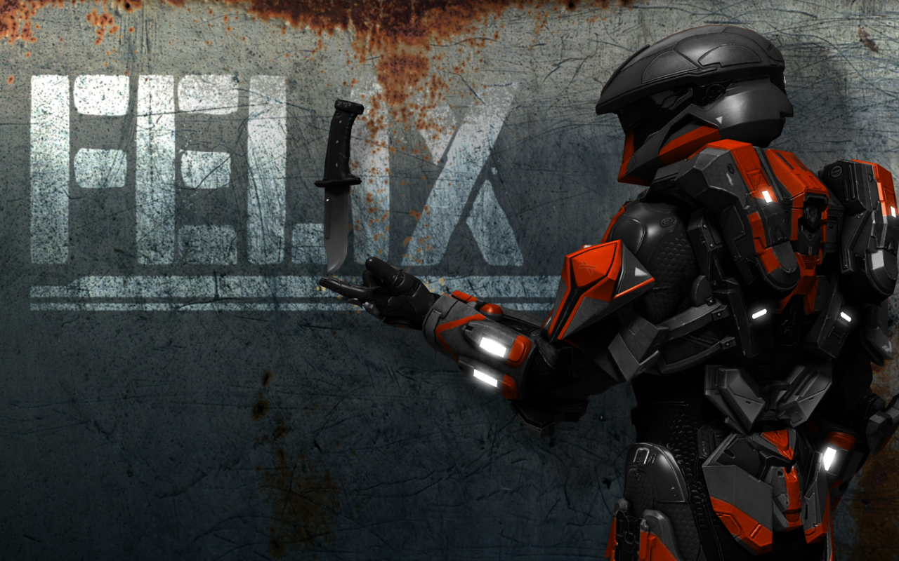 Черный персонаж мультфильма Red vs. Blue