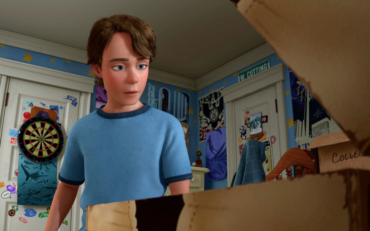 Мальчик из мультфильма История игрушек