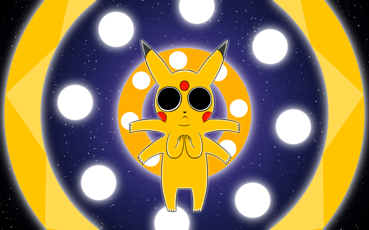 Милый шестирукий покемон