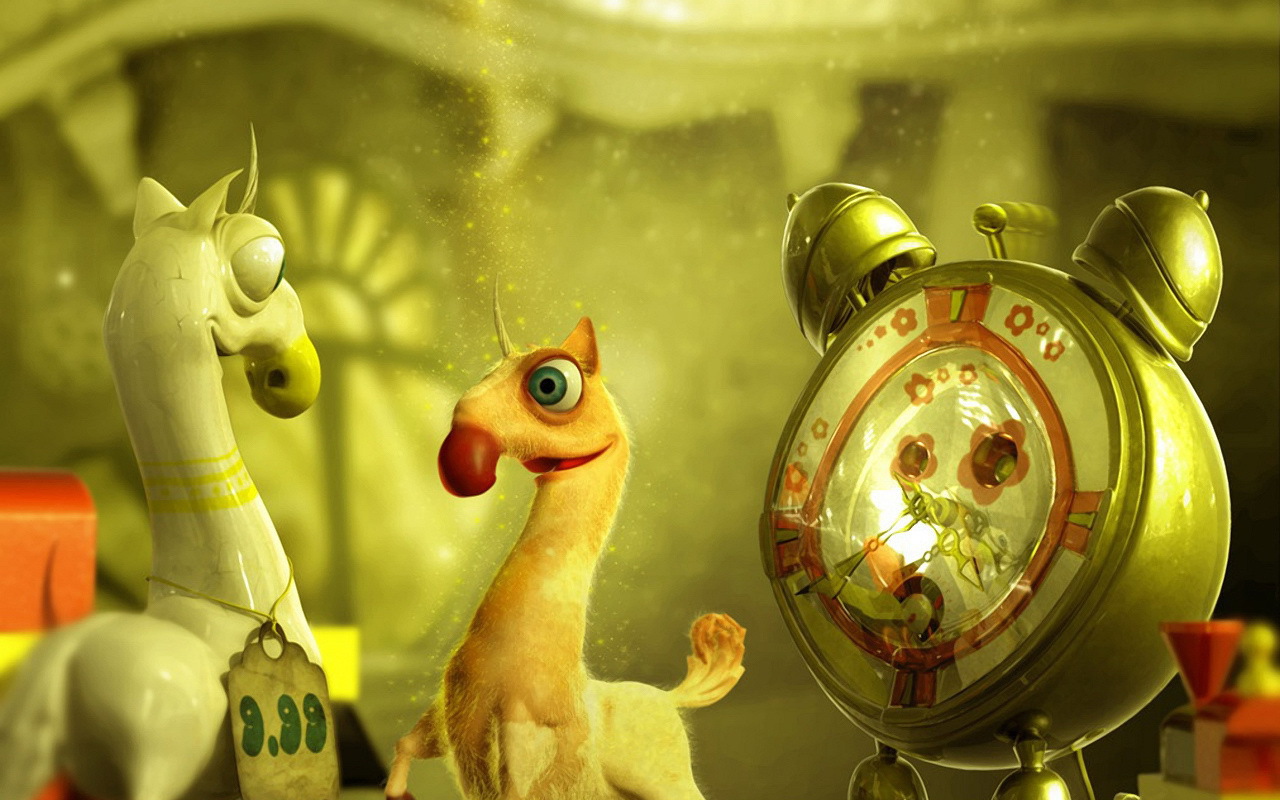 Будильник и лошадки