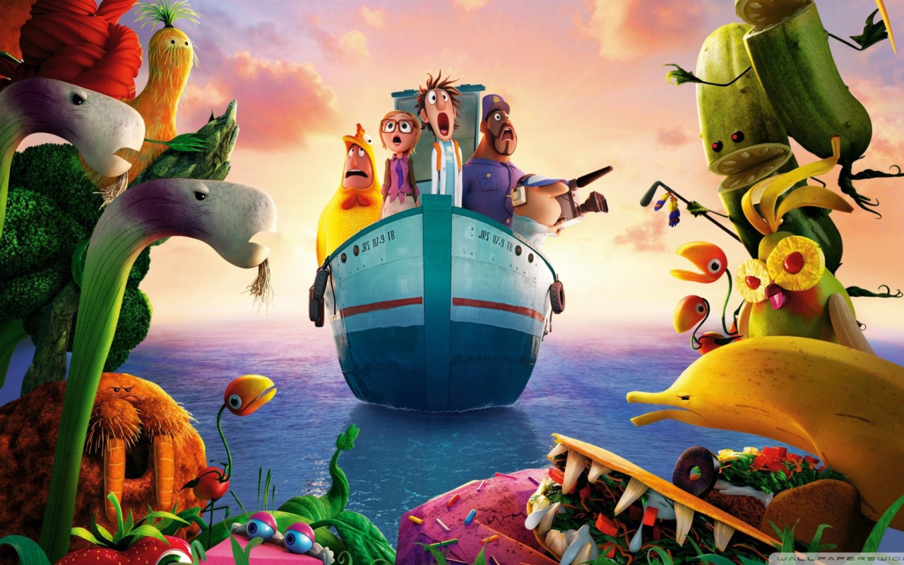 Путешественники прибыли в экзотическую страну, мультфильм