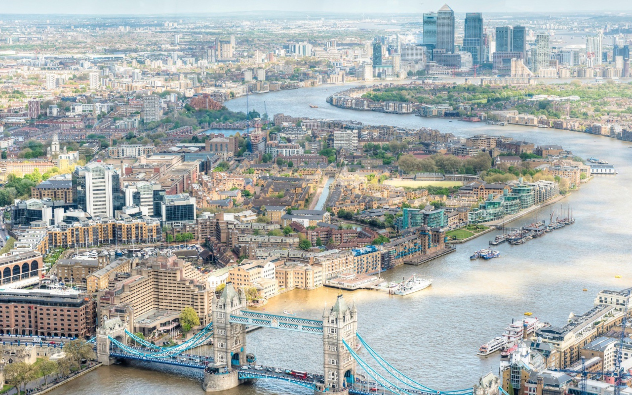 Панорама центральной части Лондона