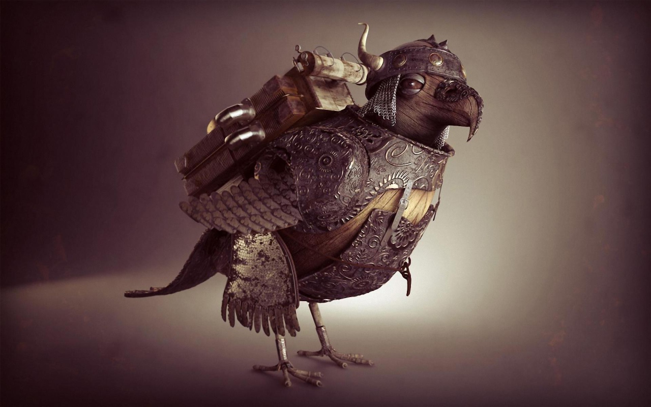 Птица в боевой броне