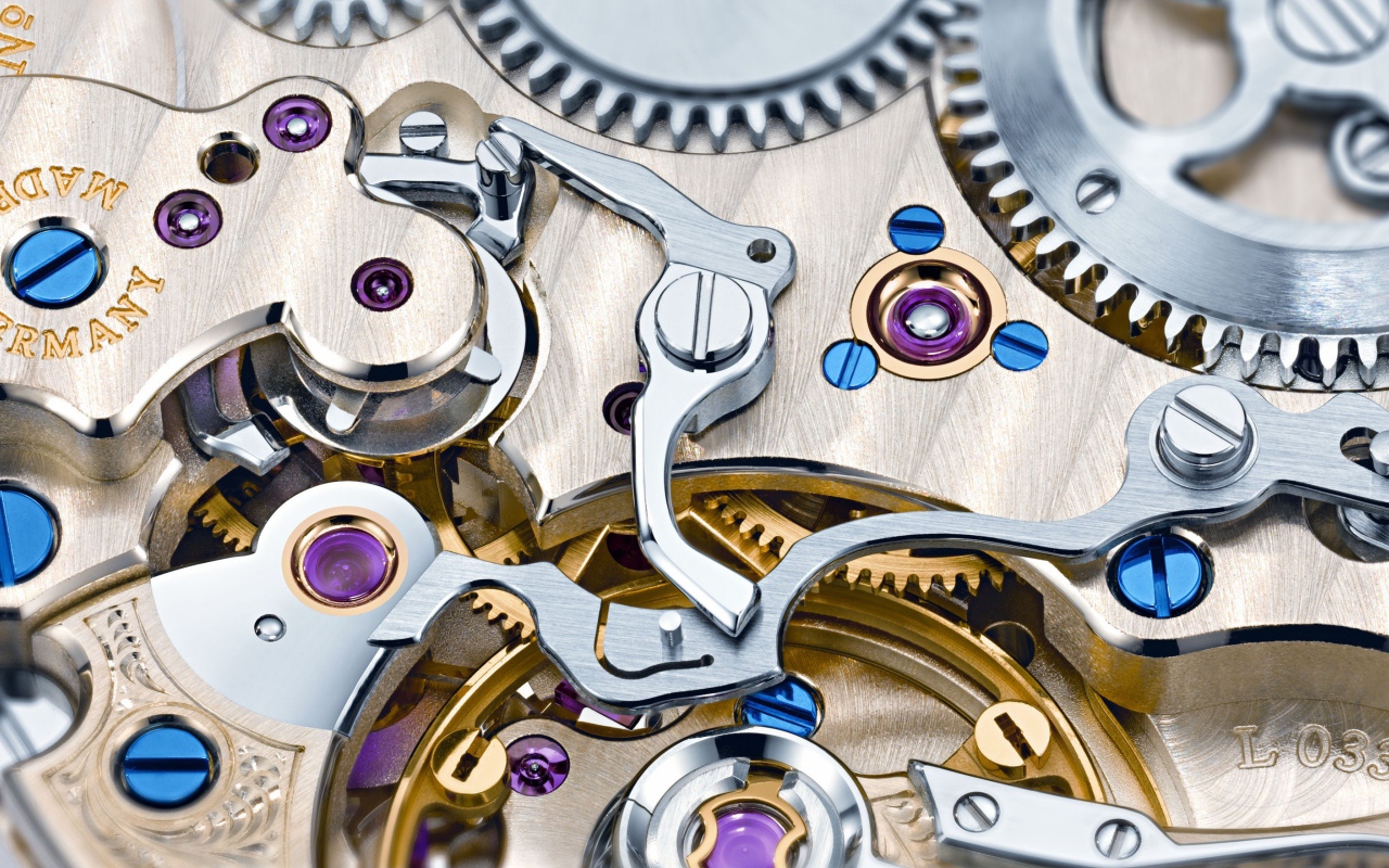 Элементы механизма дорогих часов