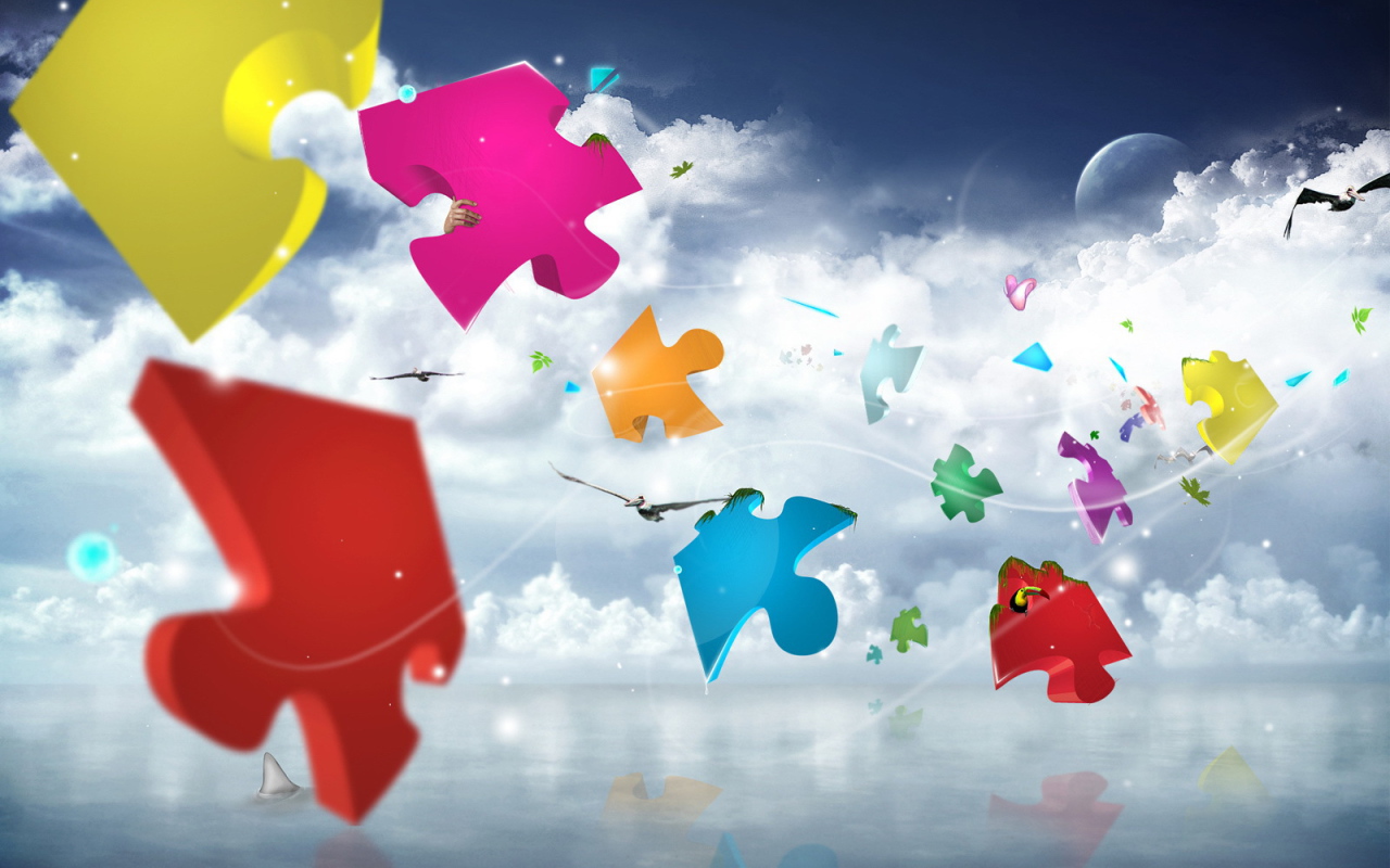 Летающие пазлы