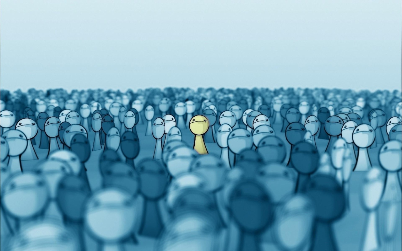 Один среди толпы