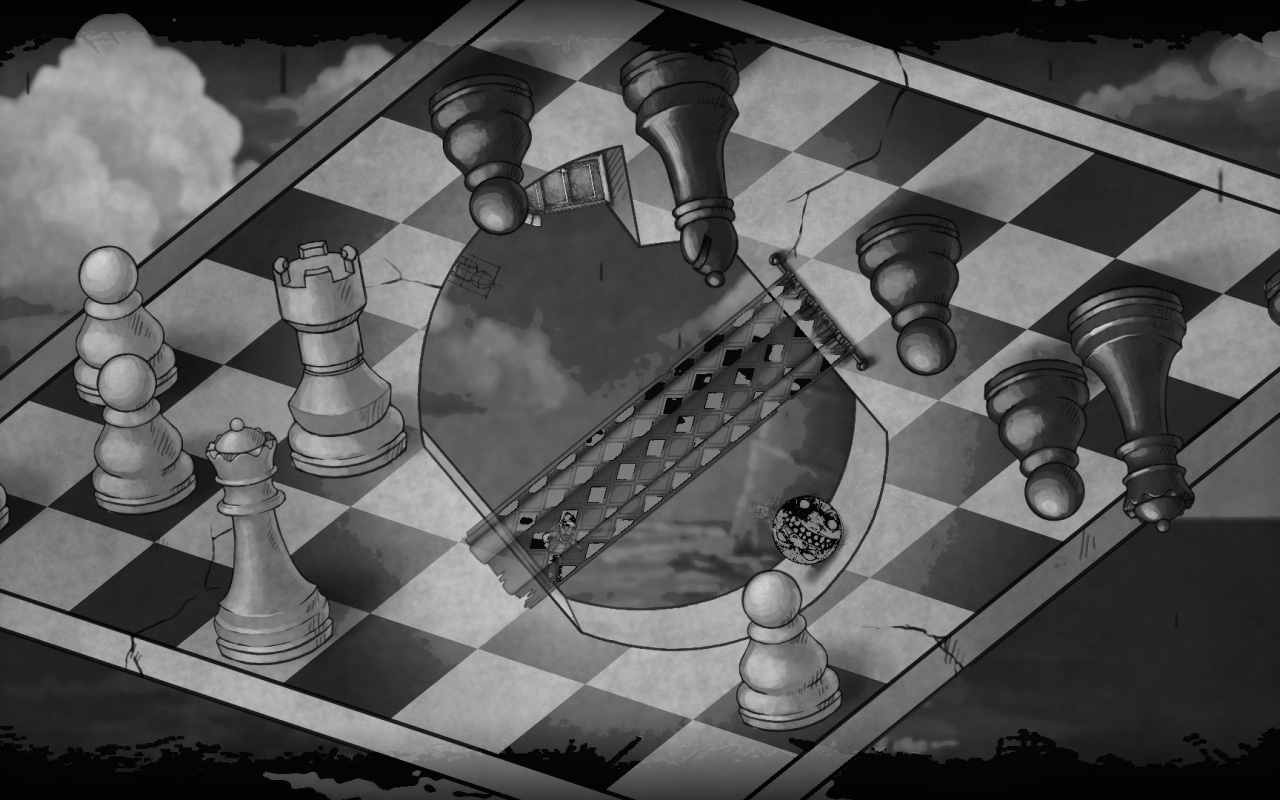 Оптическая иллюзия шахматная доска