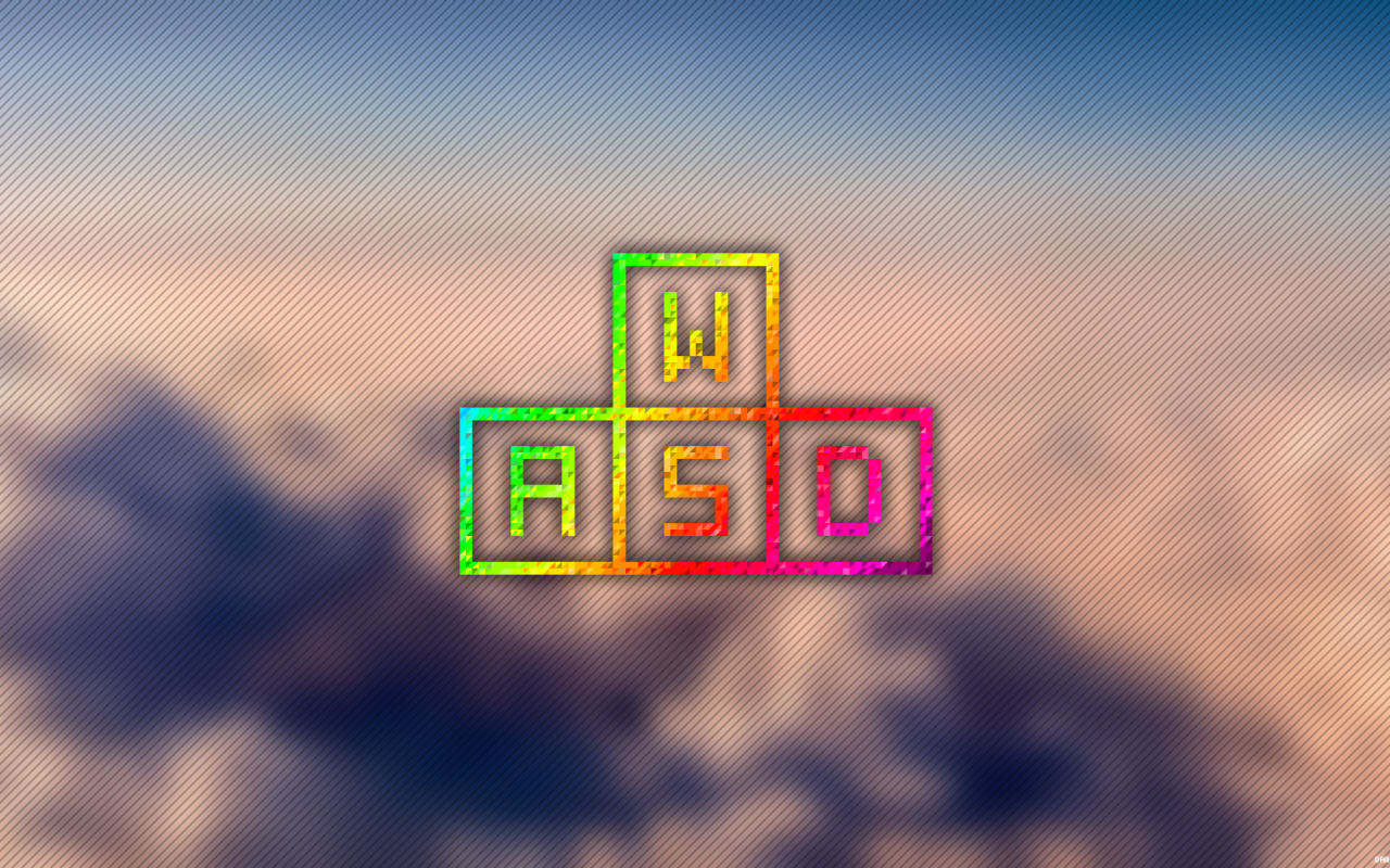 Символы знакомые геймерам WASD