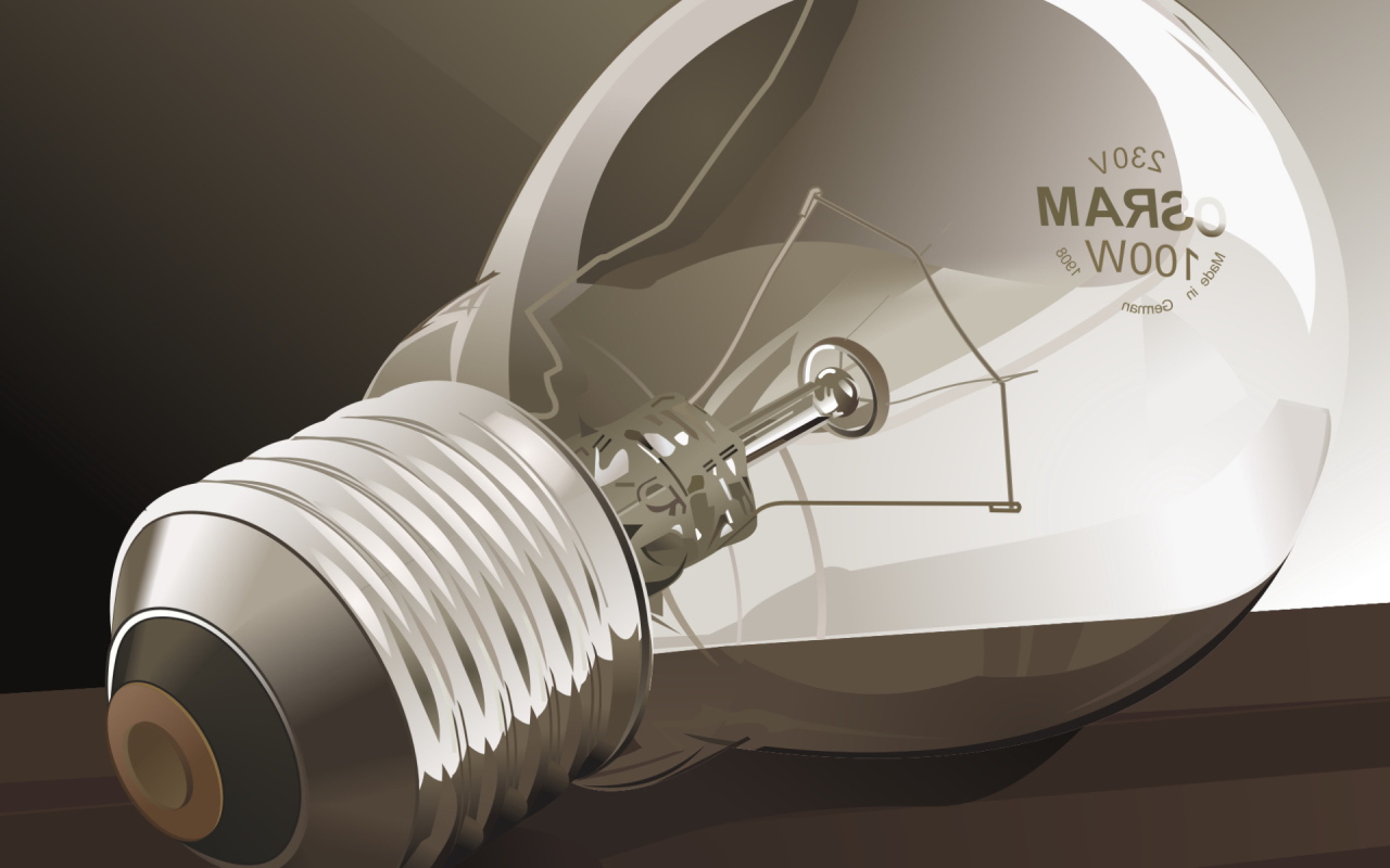 Старая лампочка