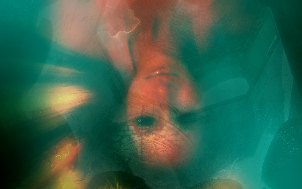 Отражение девушки