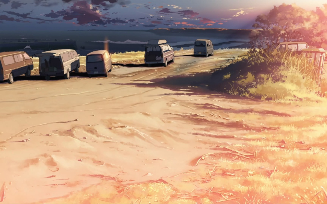 Автомобили отдыхающих на пляже