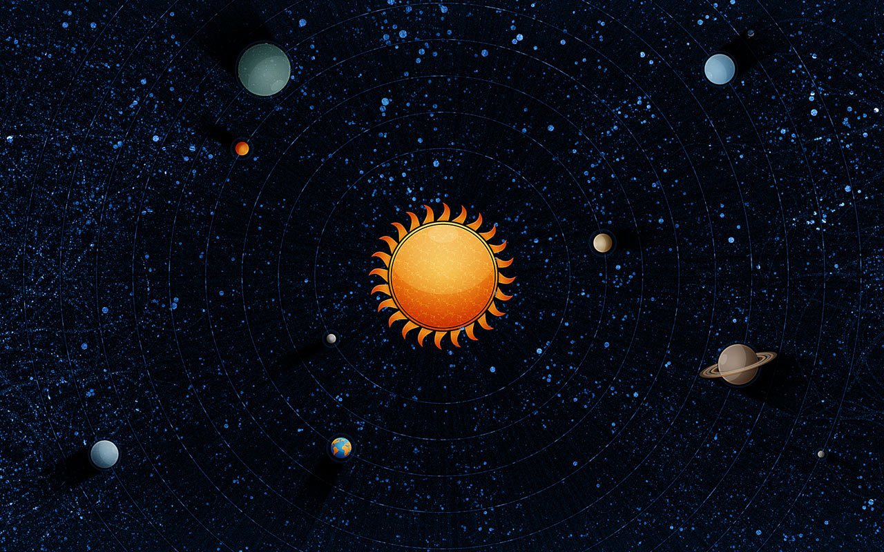 Рисунок солнечной системы