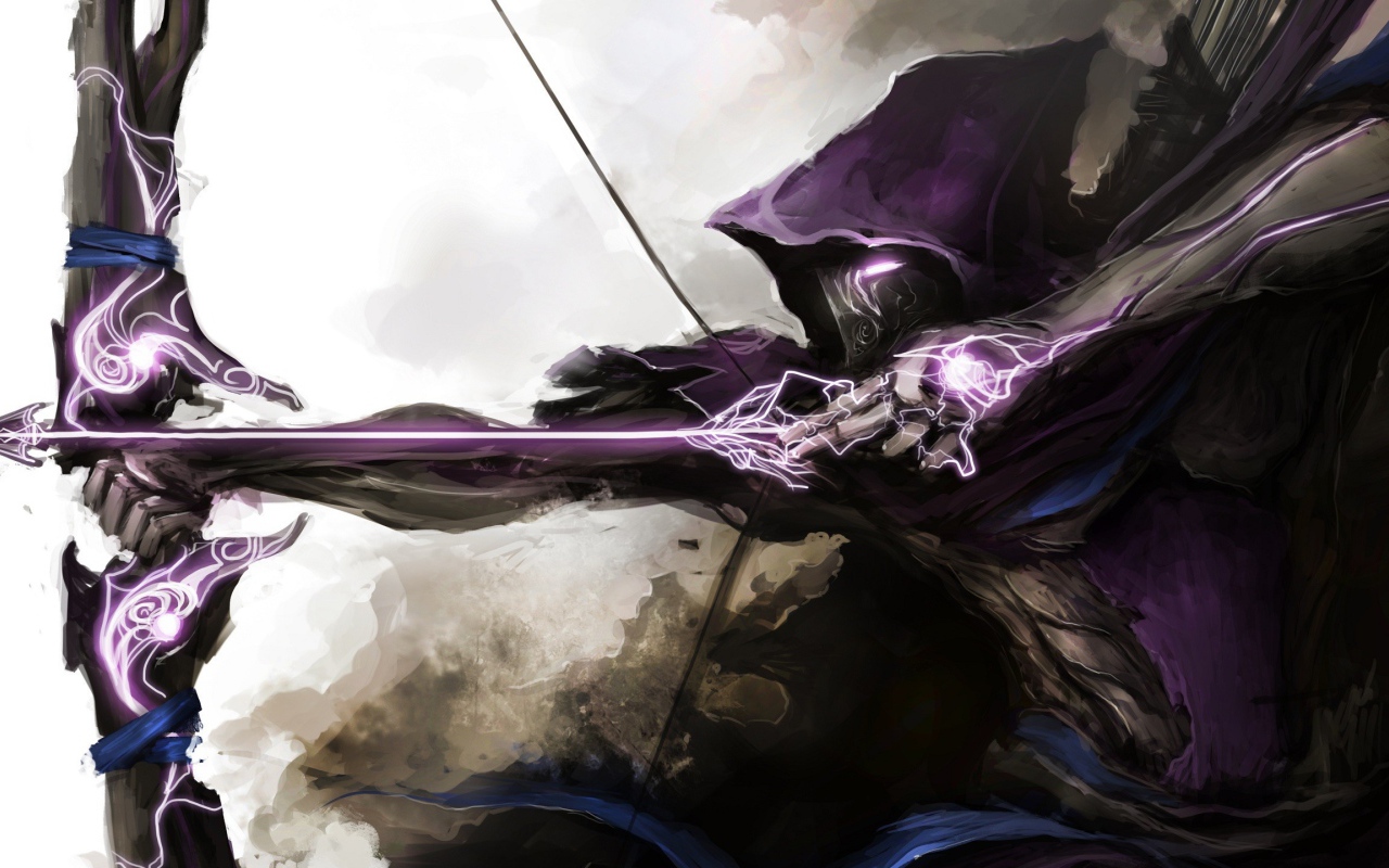 Лучник из Мстителей, фэнтези арт