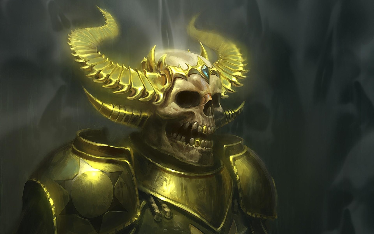 Демон с золотыми рогами