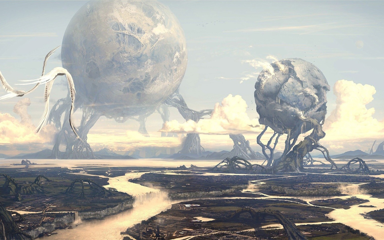 Фантастические деревья в чужом мире