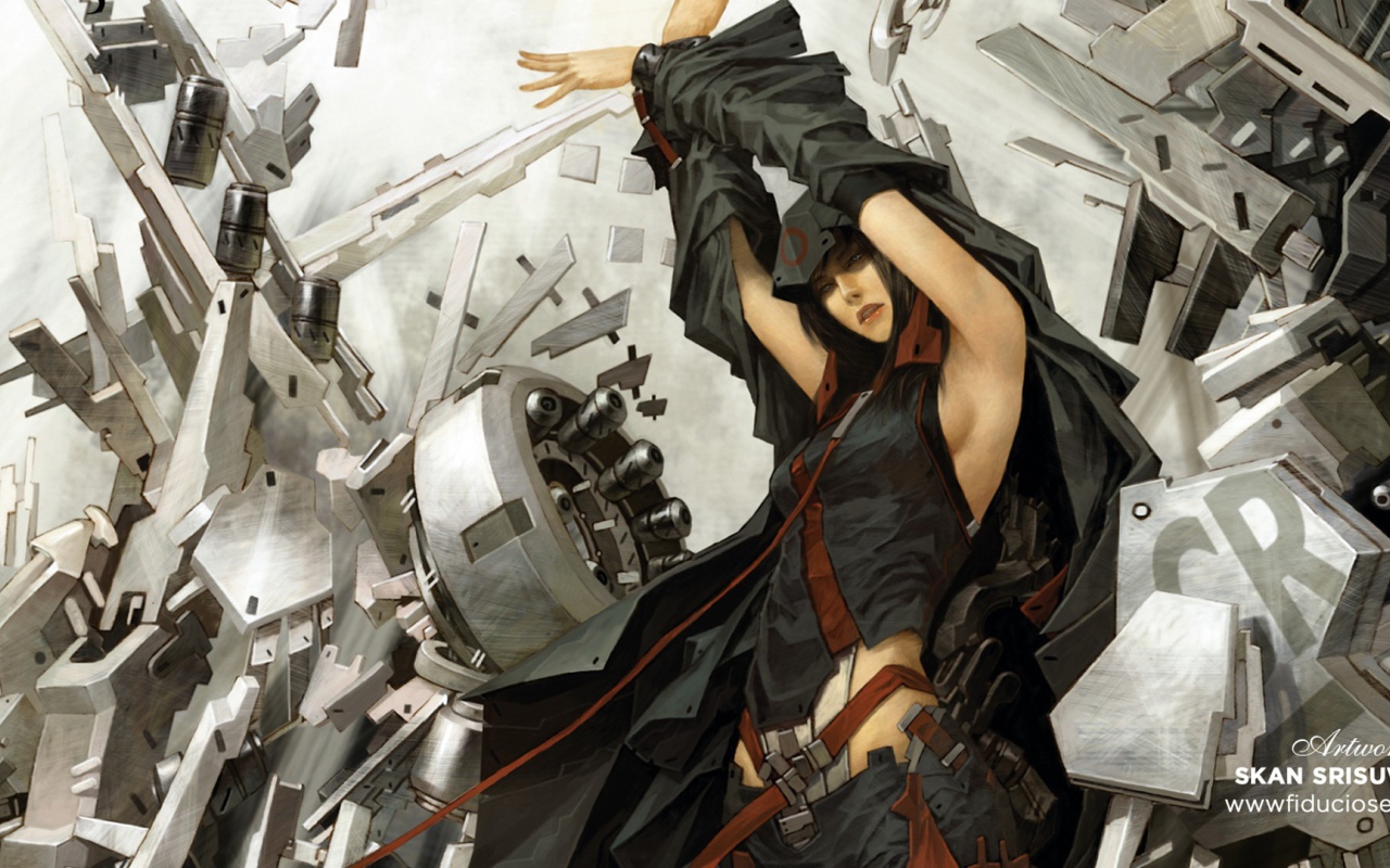 Фэнтези девушка, автор Skan Srisuwan