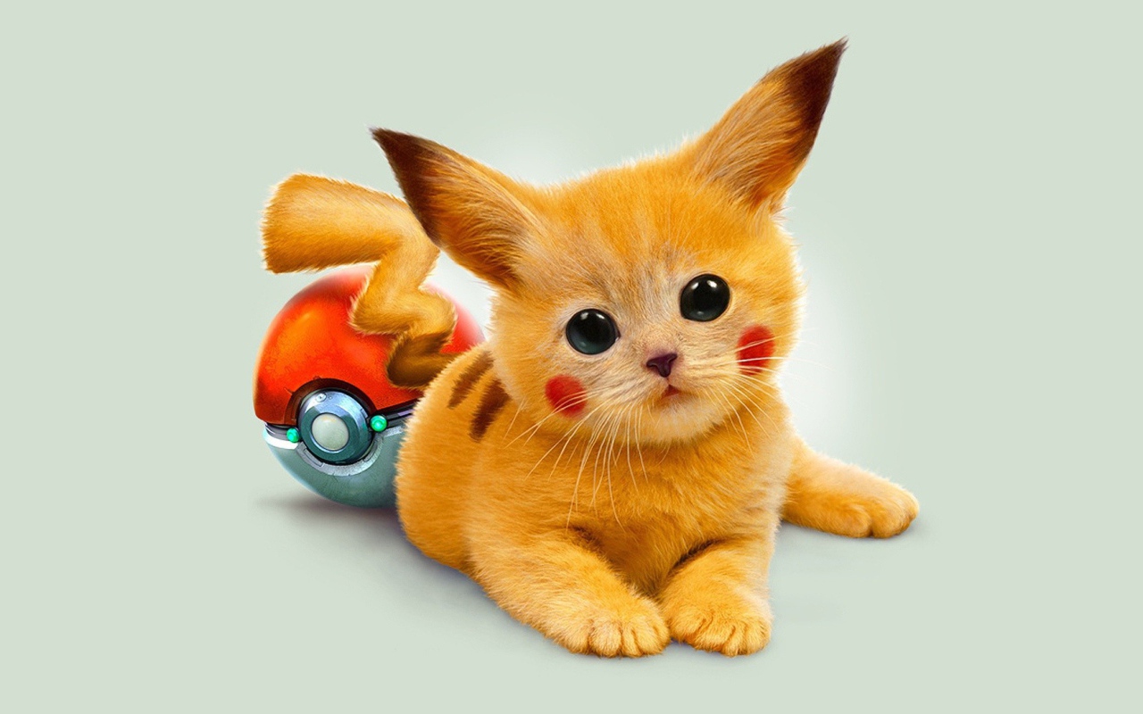 Пушистый покемон Пикачу