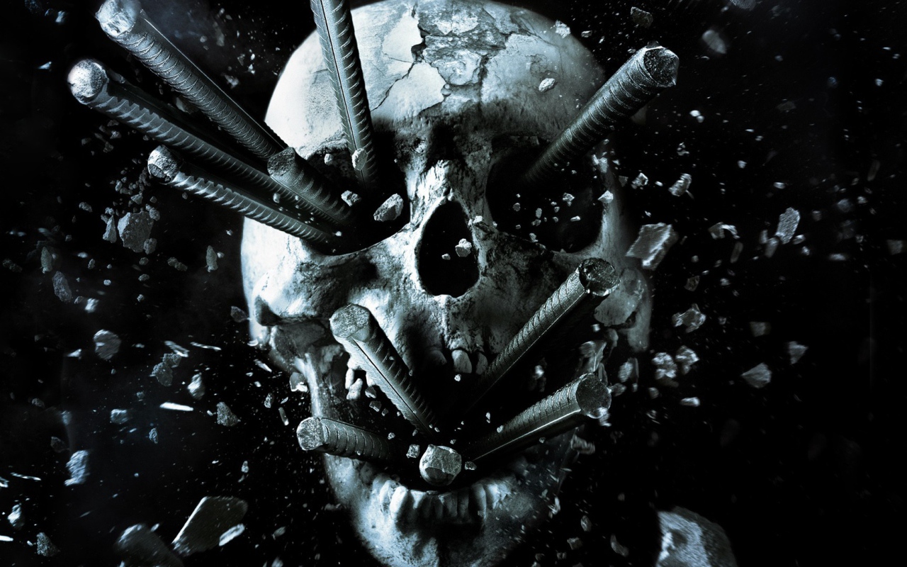 Железные прутья в черепе