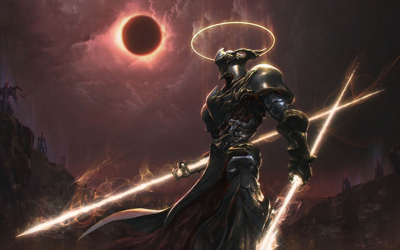 Рыцарь преисподней во время затмения