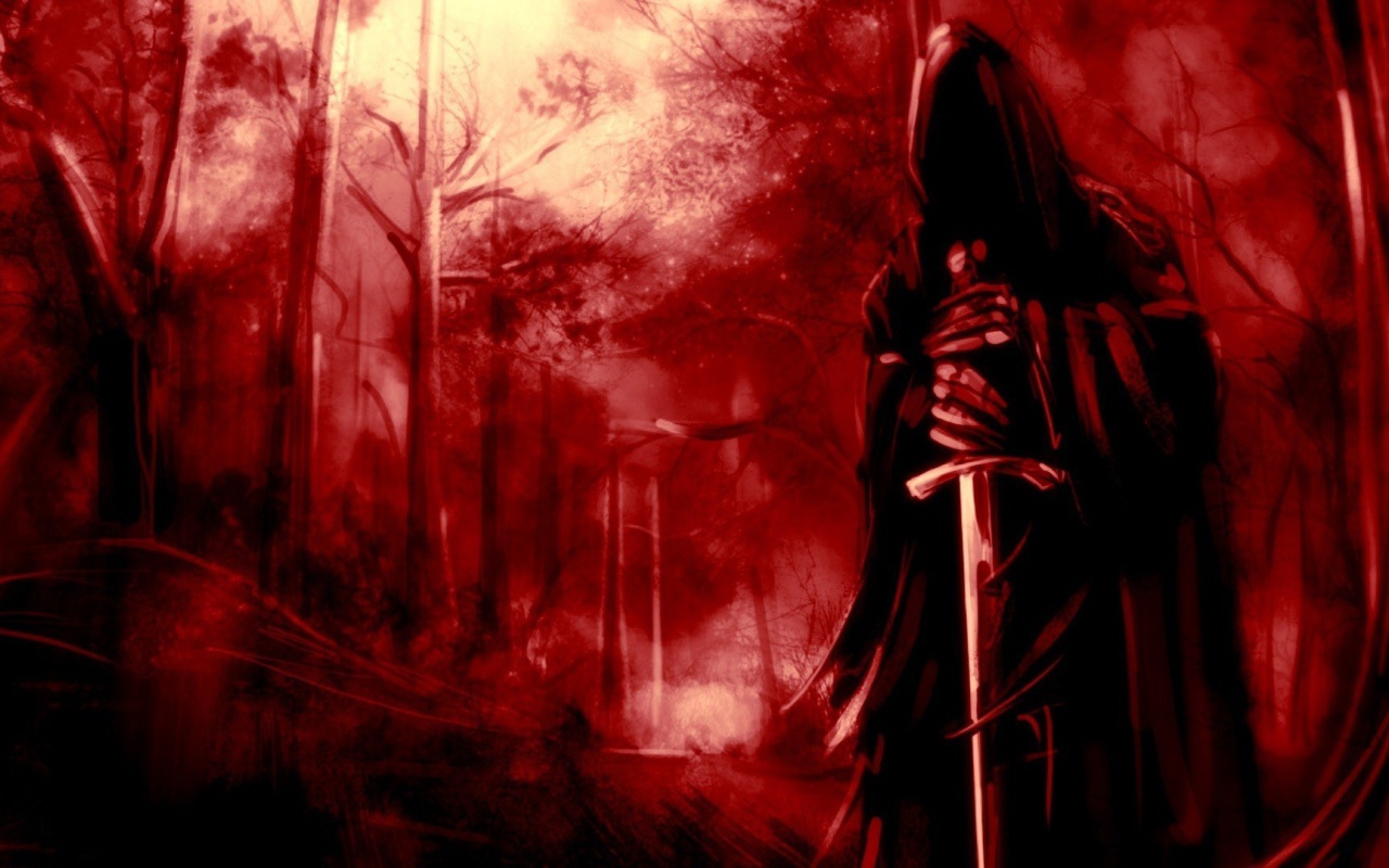 Назгул в красном лесу, Властелин колец