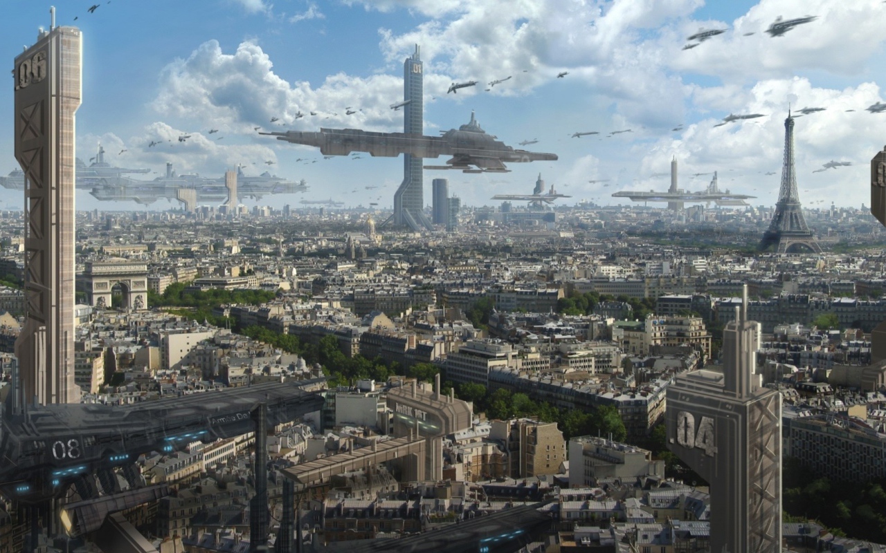 Париж в будущем