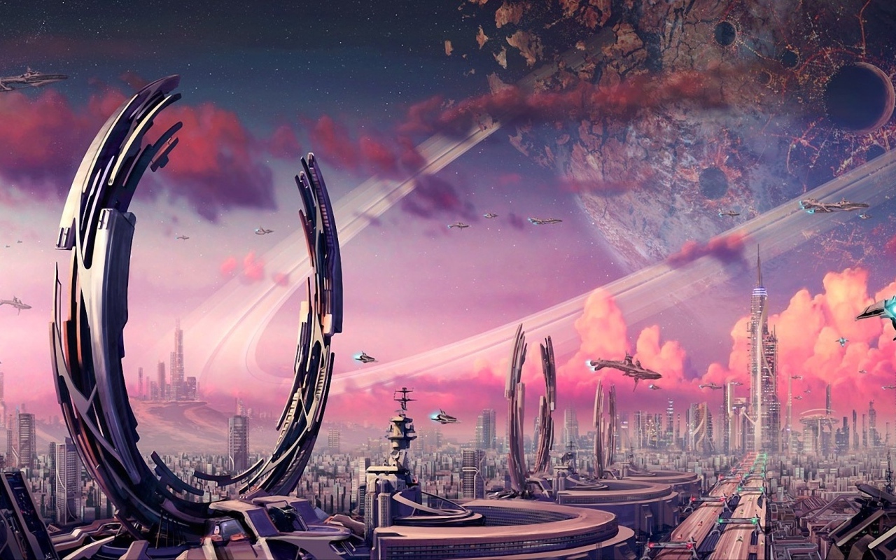 Порталы в городе будущего