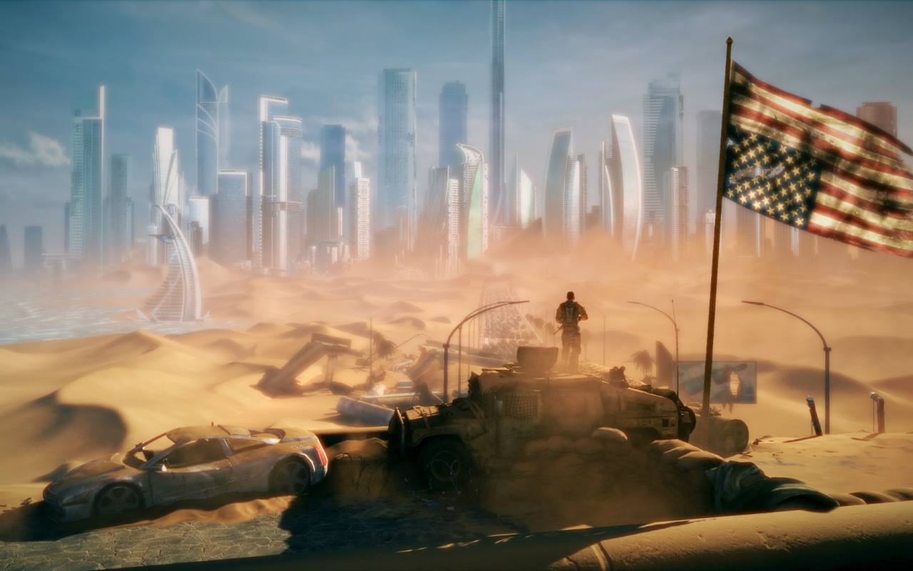 Постапокалиптический пейзаж