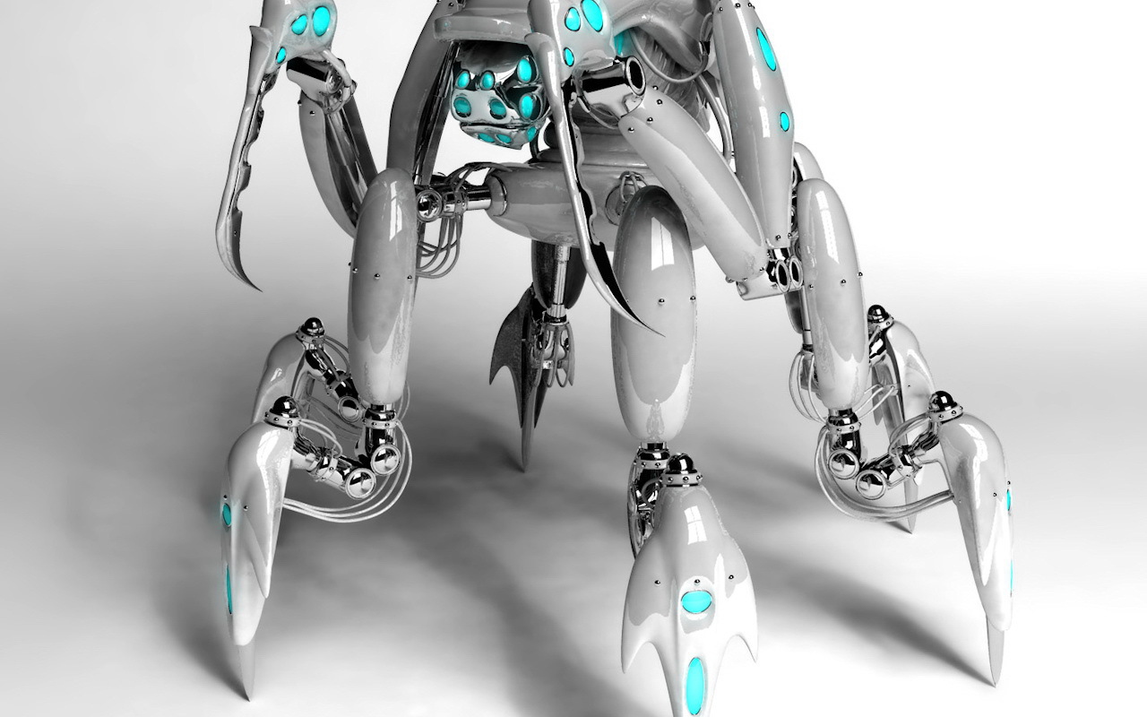 Робот убийца с ножами