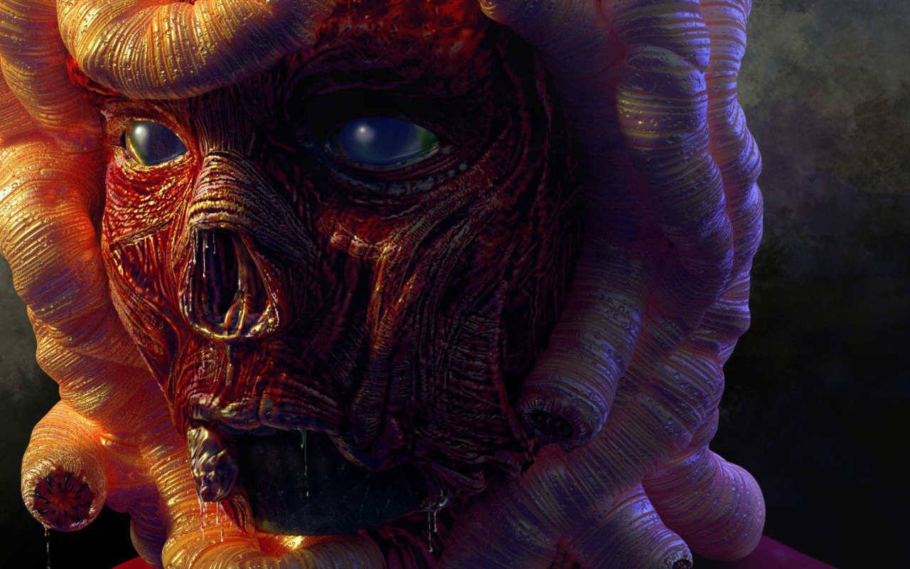 Лицо Медузы из мифов