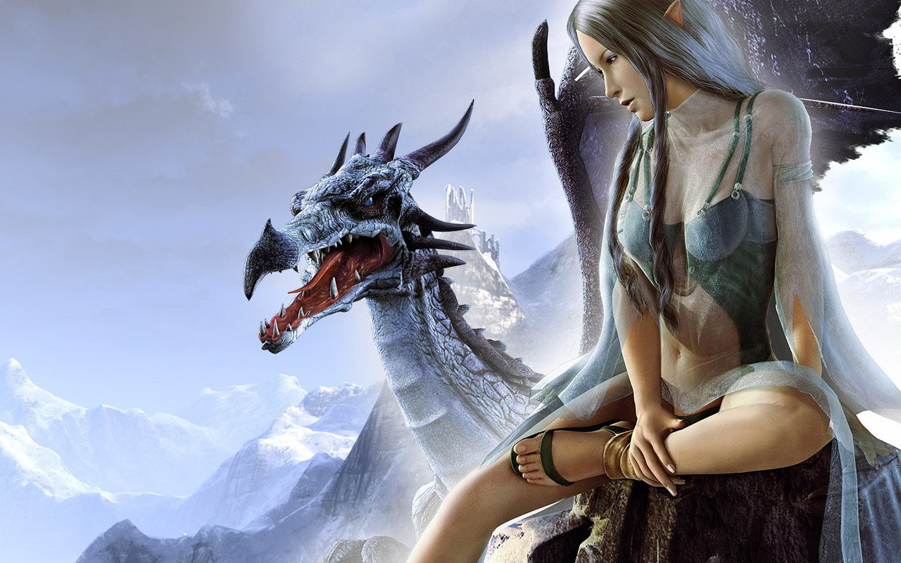 Фея и дракон