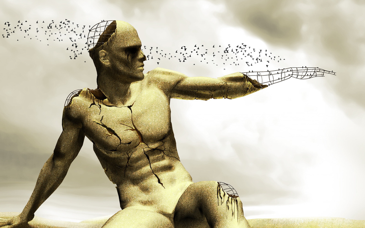 Песочный человек рассыпается