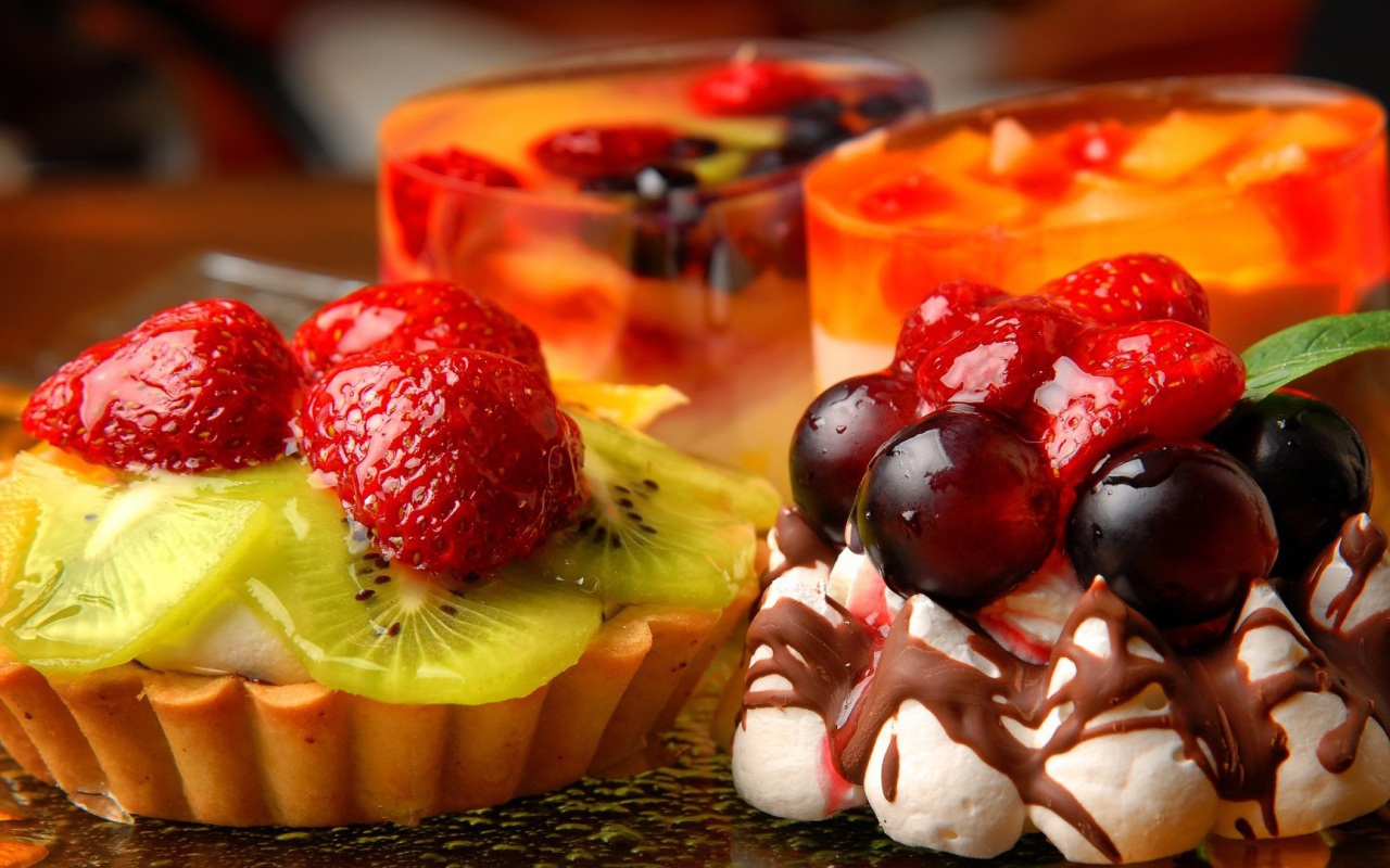 Тарталетки со сладкой начинкой