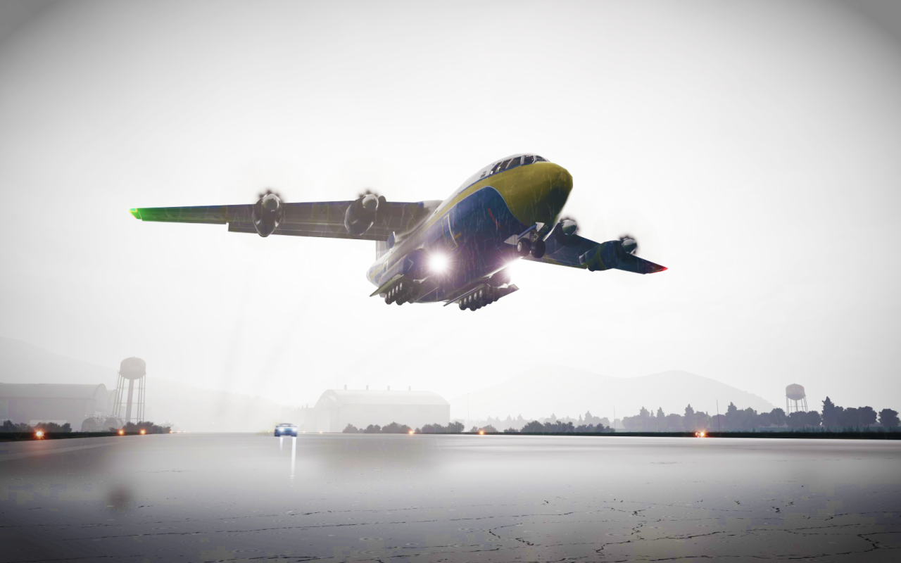 Самолет над гоночной трассой в игре Forza Horizon